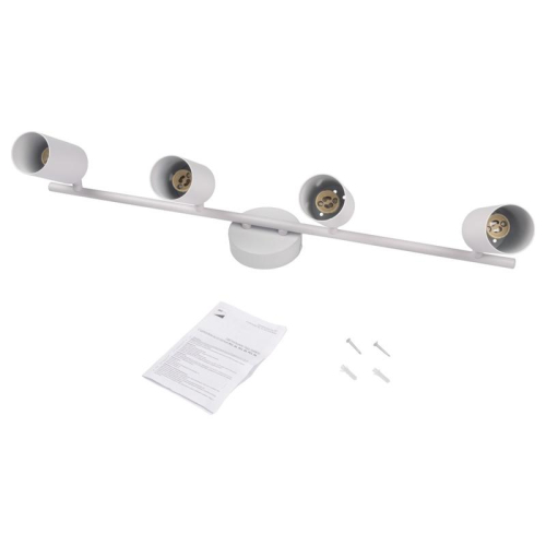 Светильник PCL-0404 4xGU10 IP20 230В WH настен./потолочн. декор. под лампу JazzWay 5066700 фото 3 Светильник PCL-0404 4xGU10 IP20 230В WH настен./потолочн. декор. под лампу JazzWay 5066700 фото 3