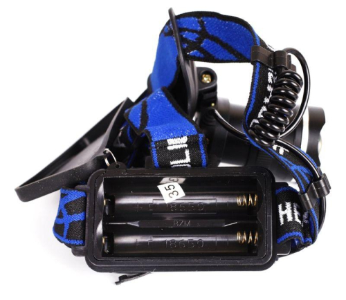 Фонарь аккумуляторный налобный LED5337 3.7В 1LED 5Вт фокус 2 ак. 3 режима USB бокс черн. Ultraflash 15016 фото 6