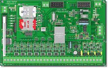 Панель охран. радиоканальн. Контакт GSM-16 (с GSM коммуникат. до 16 провод. ШС) Ритм 236066