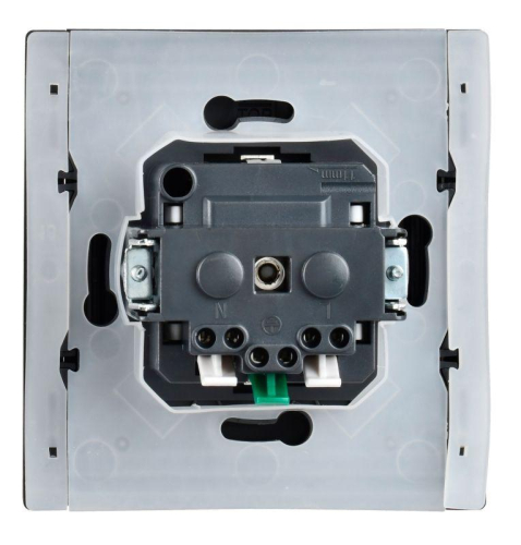 Розетка СП FORTE&PIANO16А IP44 FP119 с заземл. защ. шторки с крышкой безвинт. крепл. черн. IEK FP-R16-16-1-44-K02 фото 3