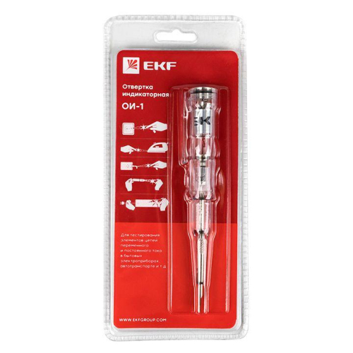 Отвертка индикаторная ОИ-1 Master EKF ST-10 фото 2