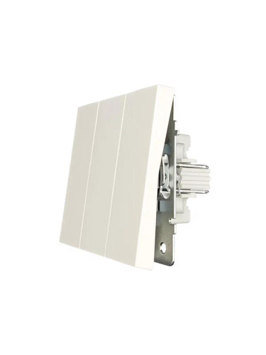 Выключатель 3-кл. СП ZIMA IP20 10А безвинт. зажим слон. кость LEZARD 704-9088-109QC фото 2