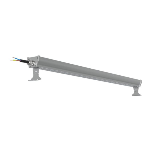 Светильник светодиодный ДСП WP 24 C 120W W 840 L1200 SI CL 1280х100х85мм 120Вт 4000К IP66 пылевлагозащ. Русский Свет 27072423919 фото 2