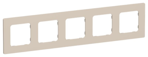 Рамка 5-м СП FLITE РУ-5-К-ФлЛ льняной IEK FI-M52-32-20-K88 Рамка 5-м СП FLITE РУ-5-К-ФлЛ льняной IEK FI-M52-32-20-K88