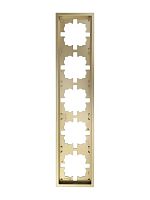 Рамка 5-мест. горизонт. ZIMA зол. LEZARD 704-3600-150