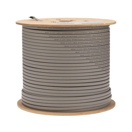 Кабель греющий (нагрев.) саморег. SRL24-2 неэкранированный 24Вт/м 0.9кв.мм/70м 300м Rexant 51-0276 фото 5