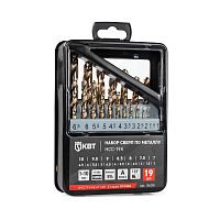 Набор сверл по металлу НСС-19К ПРОФИ КВТ 106205