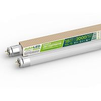 Лампа светодиодная AL T8-18-840-1200-М 18Вт линейная матовая 4000К нейтр. бел. G13 2000лм 195-265В РФ AVANLED 11112401