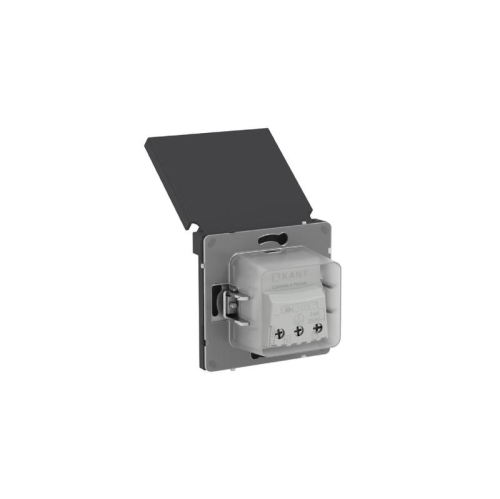 Розетка силовая KANT IP44 2P+E защ. шторки с крышкой черн. уголь DKC 7012013 фото 6 Розетка силовая KANT IP44 2P+E защ. шторки с крышкой черн. уголь DKC 7012013 фото 6