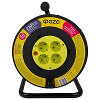 Удлинитель на катушке 4х50м с с заземл. CRG-04-5000 ФАZА 5063822