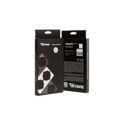 Рамка 2-м STRONG MIELE жемчуж. Kranz KR-78-0752-4 фото 2