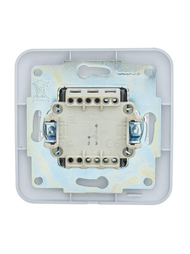 Переключатель проходной 1-кл. 1п СП ASTI 10А IP20 в сборе бел. LEZARD 7081-0202-105 фото 2 Переключатель проходной 1-кл. 1п СП ASTI 10А IP20 в сборе бел. LEZARD 7081-0202-105 фото 2