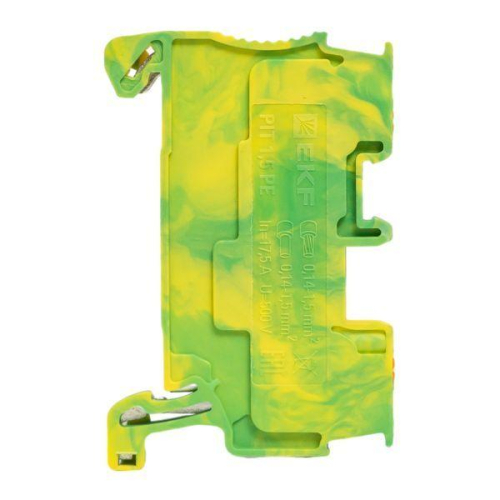 Колодка клеммная пружинная 1.5 Push-in земля EKF PIT-1.5-pe фото 5