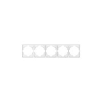 Рамка 5-м ROUND MIELE перламутр Kranz KR-78-0755-1