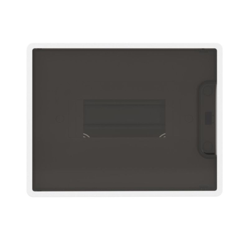 Щиток встраиваемый Фрейм (FRAME) 8мод. IP41 с тонированной дверцей с 2 шинами PEN на 6 и 8 отверст. бел. DKC F08B1WD фото 2 Щиток встраиваемый Фрейм (FRAME) 8мод. IP41 с тонированной дверцей с 2 шинами PEN на 6 и 8 отверст. бел. DKC F08B1WD фото 2