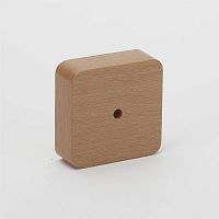 Коробка универсальная для кабель-каналов 80х80х25 бук (светл. основа) IP40 Ruvinil 65005-38М