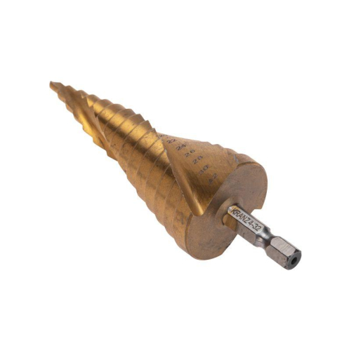 Сверло ступенчатое по металлу ТИТАН 4.0-32.0мм Р6М5 Kranz KR-12-6613 фото 4