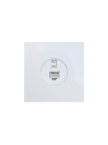 Розетка компьютерная 1-мест. СП ZIMA бел. LEZARD 704-0288-140 фото 3