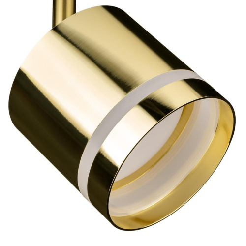 Светильник трековый ARTLINE поворотный 85х85х80мм GX53 230В алюм./пластик. 4кв.м зол. Ritter 59868 2 фото 3