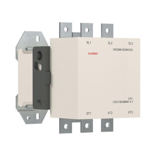 Контактор магнитный DSC500-3C00A230 500А 250кВт (AC3) 220В AC YON DSC500-3C00A230