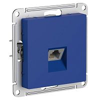 Розетка телефонная AtlasDesign RJ11 механизм аквамарин SE ATN001181