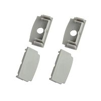 Набор заглушек 6114-3 для профиля 6114 2шт глухие 2шт с отверстием Эра Б0062815