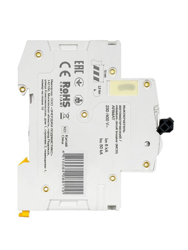 Выключатель автоматический модульный 3п D 20А M06N ARMAT IEK AR-M06N-3-D020 фото 5 Выключатель автоматический модульный 3п D 20А M06N ARMAT IEK AR-M06N-3-D020 фото 5