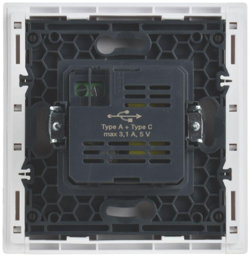 Розетка USB A+C 3.1А FORTE&PIANO FP250 бел. IEK FP-U22-D31-K01 фото 3 Розетка USB A+C 3.1А FORTE&PIANO FP250 бел. IEK FP-U22-D31-K01 фото 3