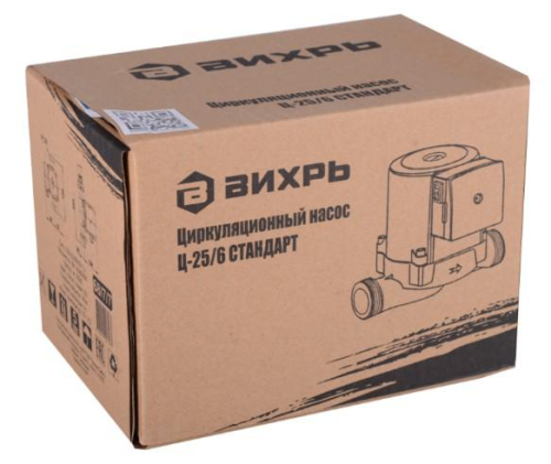 Насос циркуляционный Ц-25/6 СТАНДАРТ Вихрь 68/7/7 фото 3