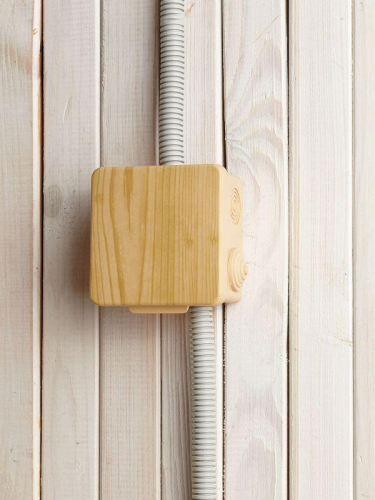 Коробка распаячная ОП КМ 80х80х50 IP54 откид. крышка 7 вводов сосна IEK UKO31-080-080-050-K34-54 фото 6