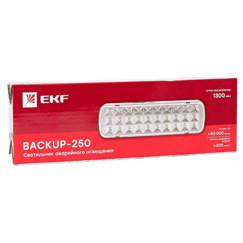 Светильник аварийного освещения BACKUP-250 LED PROxima EKF dpa-102 фото 2