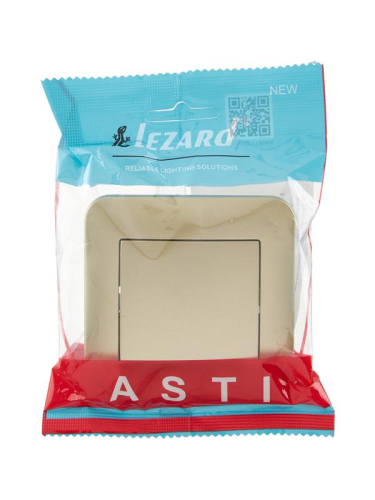 Выключатель 1-кл. 1п СП ASTI 10А IP20 в сборе золото. LEZARD 7081-3636-100 фото 3