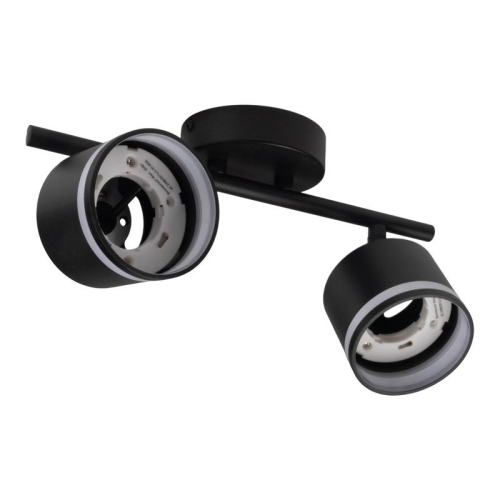 Светильник PCL-0702 max 20Вт (каждая лампа) 2xGX53 IP20 230В BL настен./потолочн. декор. под лампу JazzWay 5066809 фото 5