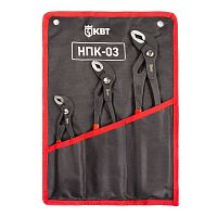 Набор переставных клещей НПК-03 "Практик" КВТ 85285