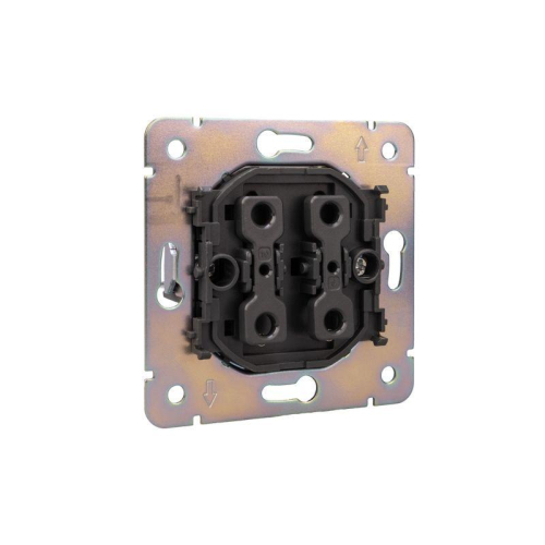 Выключатель 1-кл. СП STRONG MIELE 10А графит Kranz KR-78-0705-6 фото 6