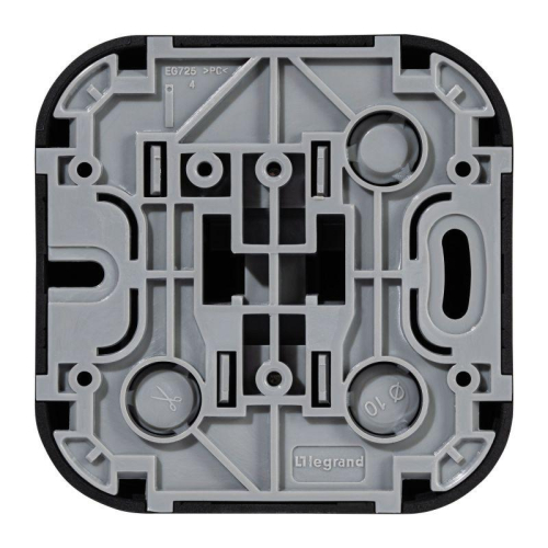 Выключатель 1-кл. ОП Quteo 10А IP20 10AX черн. матов. IEK 782471 фото 2 Выключатель 1-кл. ОП Quteo 10А IP20 10AX черн. матов. IEK 782471 фото 2