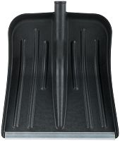 Лопата для уборки снега малая 360х400мм без черенка пластик. 68098