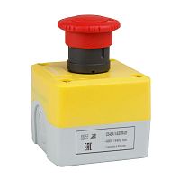 Пост кнопочный OptiSignal D22 C5-BK-1-ESTR-01 1НЗ авар. стоп. возврат поворотом XALK178 КЭАЗ 338521