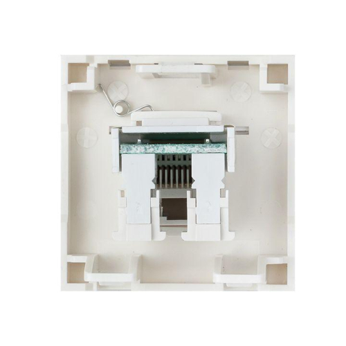 Розетка компьютерная 2мод. RJ45 кат.5E EKF E2MK015E-135-10 фото 2