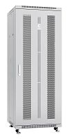 Шкаф монтажный телекоммуникационный напольн. ND-05C-32U60/100 19дюйм 32U 600х1000х1610мм для распределит. и серверн. оборудования; передн. и задн. перфорир. двери. ручка с замком сер. RAL 7035 Cabeus 7203c
