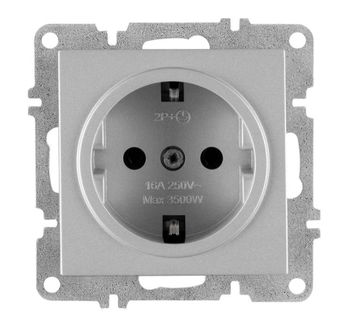 Розетка 1-м СП LAVIN/KAREN 16А IP20 с заземл. механизм сер. ARVIA 50 03 2000 217 Розетка 1-м СП LAVIN/KAREN 16А IP20 с заземл. механизм сер. ARVIA 50 03 2000 217