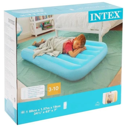 Матрас надувной детский 88х157х18см 2 цвета (66803NP) INTEX 6941057413655 фото 3
