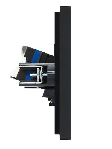 Розетка компьютерная 2-м RJ45 кат.6 FORTE&PIANO FP134 черн. IEK FP-K20-2-K02 фото 4