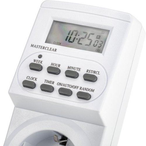 Таймер недельный электронный с заземл. 1.8кВт бел. REV 67073 1 фото 5