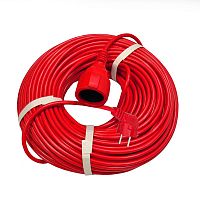 Удлинитель-шнур 1х50м с заземл. 10А IP20 2.2кВт ПВС 3х1 DOMTOK 2495 Удлинитель-шнур 1х50м с заземл. 10А IP20 2.2кВт ПВС 3х1 DOMTOK 2495