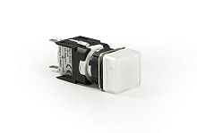 Арматура сигнальная 16мм квадратная 12-24 AC/DC бел. EMAS D050KXB