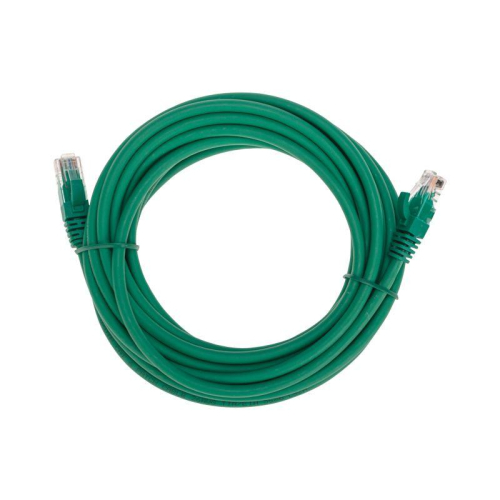 Патч-корд U/UTP CAT 6 RJ45-RJ45 26AWG LSZH зел. 5м Rexant 02-0296-5