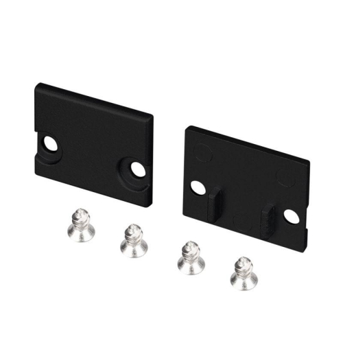 Заглушка FLOOR18-H15 BLACK глухая пластик (комплект) Arlight 047411