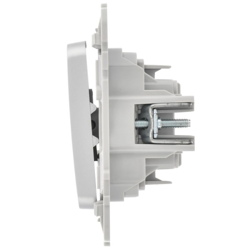 Выключатель 2-кл. СП FLITE ВС12-1-0-ФлА 10А механизм алюм. IEK FI-V20-0-10-1-K47 фото 4