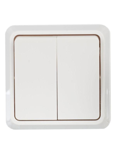 Выключатель 2-кл. ОП Октава 10А IP20 ВС20-2-0-ОБ 250В бел. GENERICA EVO20-K01-10-DC фото 2 Выключатель 2-кл. ОП Октава 10А IP20 ВС20-2-0-ОБ 250В бел. GENERICA EVO20-K01-10-DC фото 2